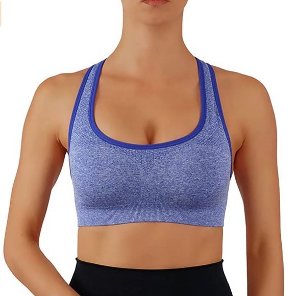Yoga Top Sports Bra Wire free Removable Padds 605 - Picture 1 of 3